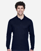 CORE365 Men's Tall Pinnacle Performance Long Sleeve Piqué Polo