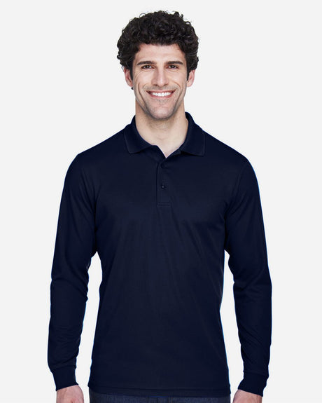 CORE365 Men's Tall Pinnacle Performance Long Sleeve Piqué Polo