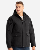 Berne Apparel Men's Highland Quilt-Lined Micro-Duck Hooded Jacket