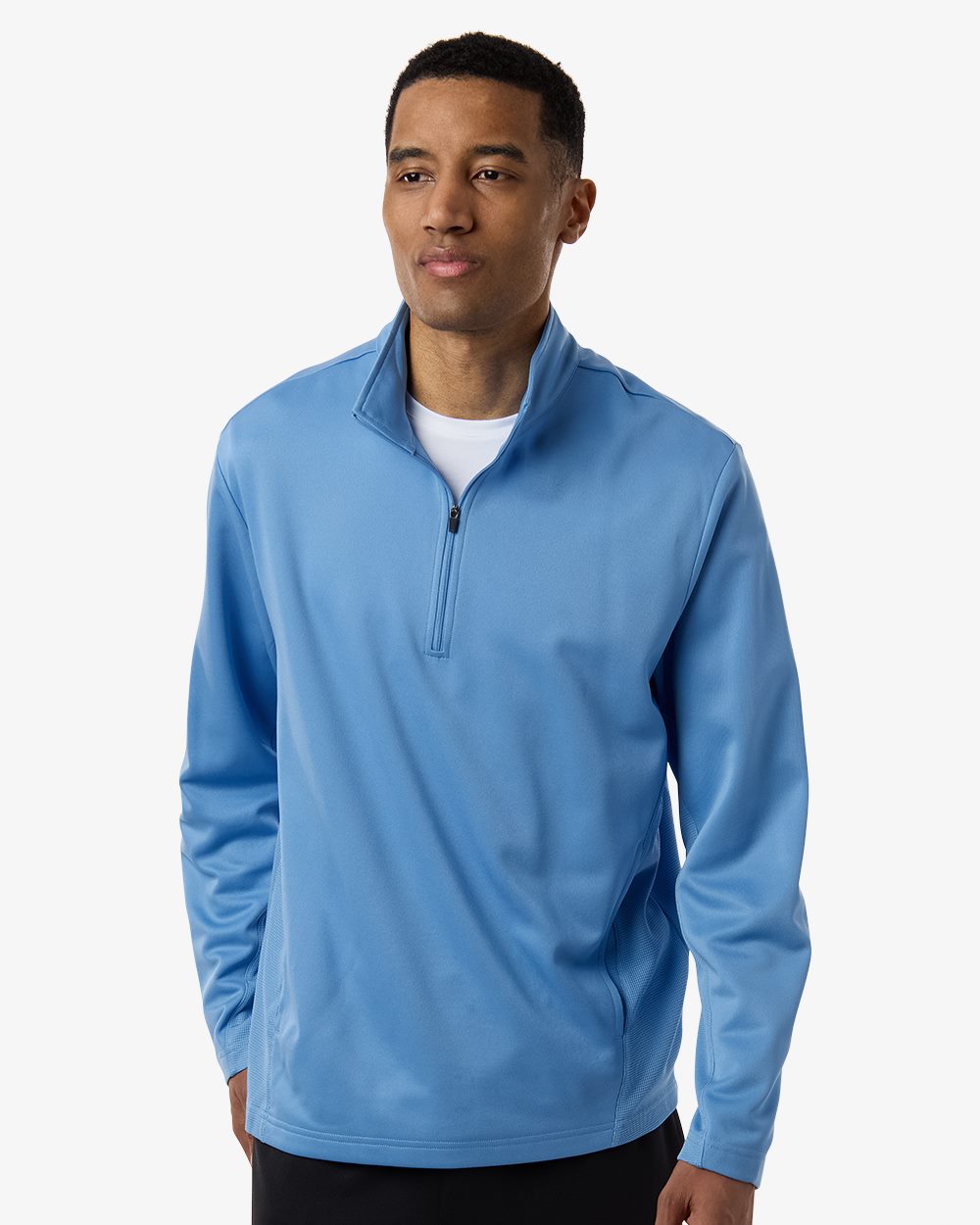 Team 365 Men's Squad Cadet Quarter-Zip Tech Fleece Pullover