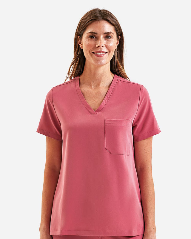 Onna Women's Limitless V-Neck Stretch Scrub Top