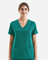Onna Women's Invincible V-Neck Stretch Scrub Top
