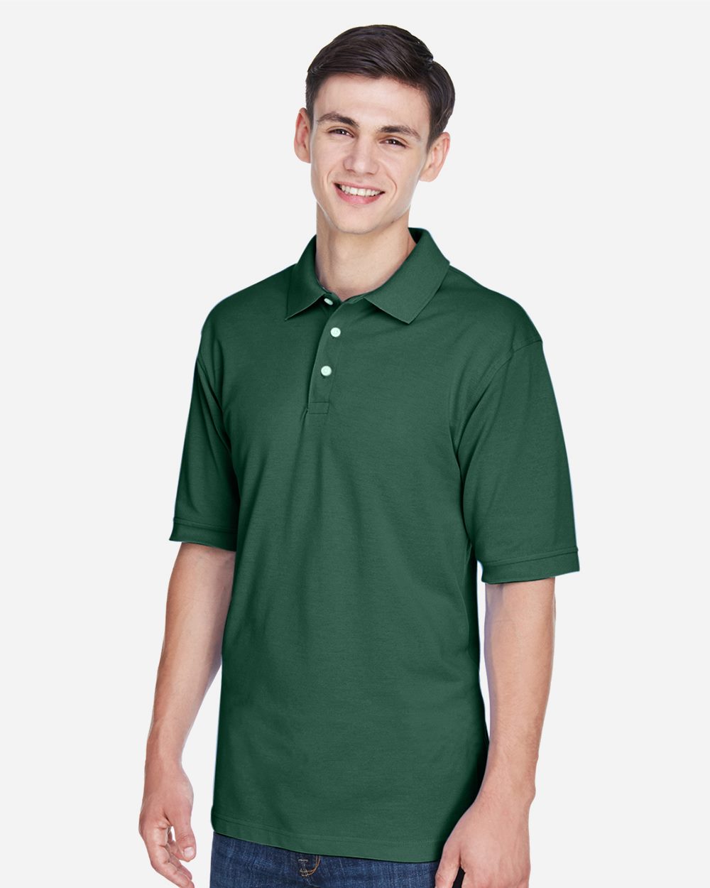 Harriton Men's Easy Blend Polo