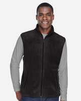 Harriton Men's Fleece Full-Zip Vest