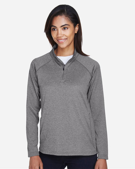 Devon & Jones Women's Stretch Tech-Shell Compass Quarter-Zip Pullover