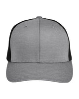 Team 365 Youth Zone Sonic Heather Trucker Cap by Yupoong