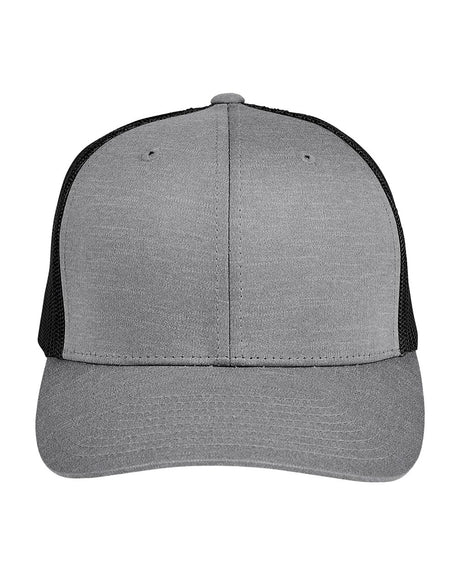 Team 365 Youth Zone Sonic Heather Trucker Cap by Yupoong