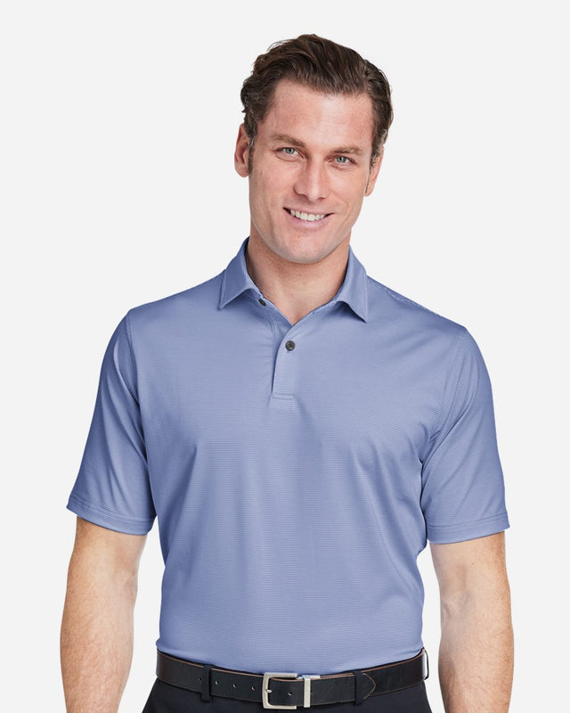 Fairway & Greene Men's USA Made Mini Stripe Tech Polo