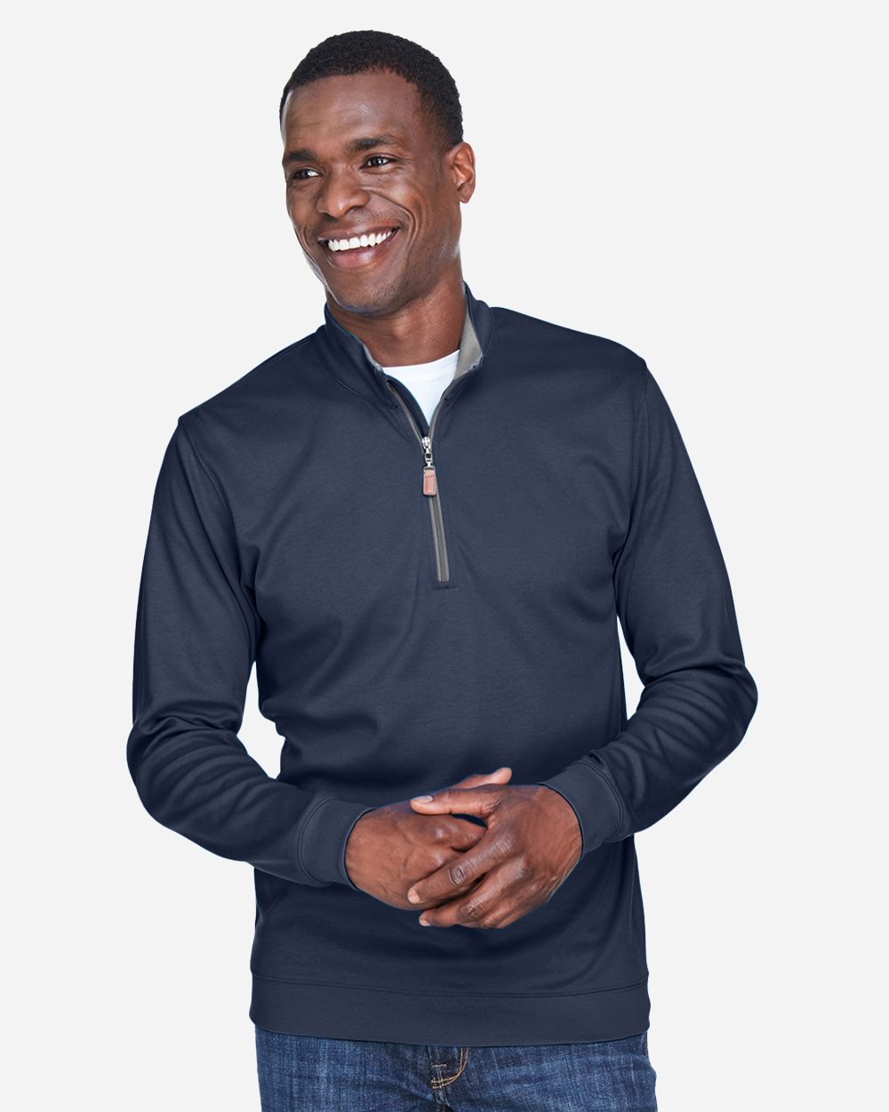 Devon & Jones Men's DRYTEC20 Performance Quarter-Zip Pullover