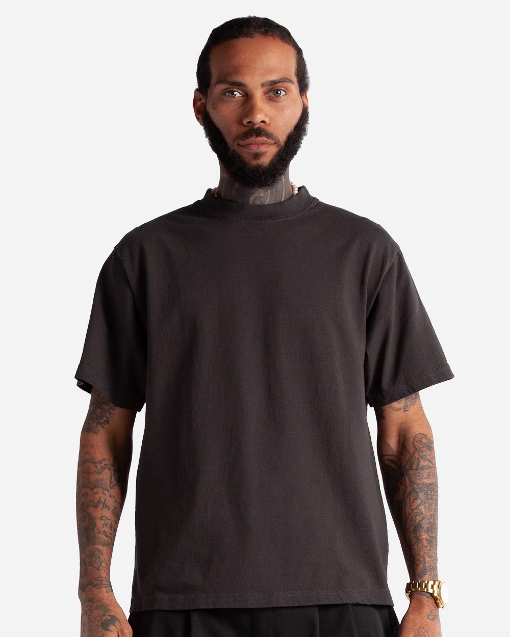 Shaka Wear Men's Max Heavyweight Cropped T-Shirt