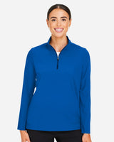 Devon & Jones Women's CrownLux Performance Windsor Welded Quarter-Zip Pullover