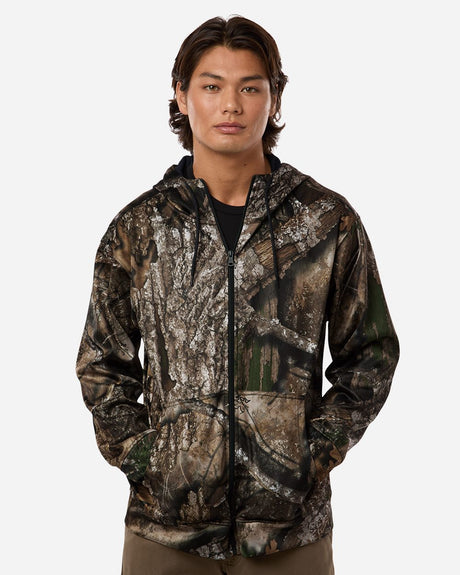 RealTree Men's Realtree Performance Full-Zip Hooded Sweatshirt