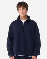 Bella + Canvas Men's 10 oz Quarter-Zip Pullover Sweatshirt