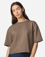 American Apparel Women's French Terry Mid-Length Boxy Top