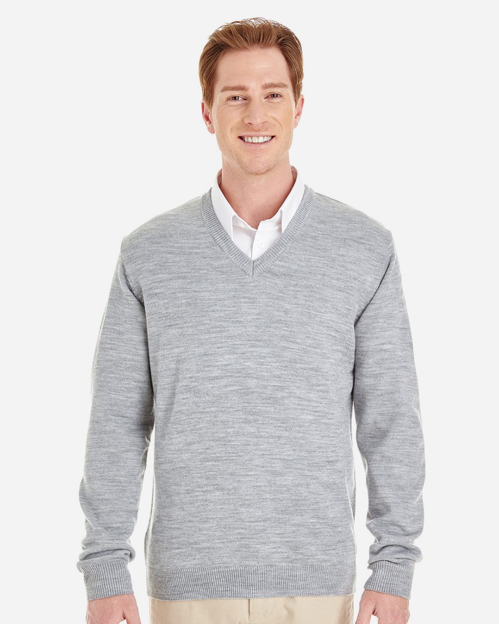 Harriton Men's Pilbloc V-Neck Sweater