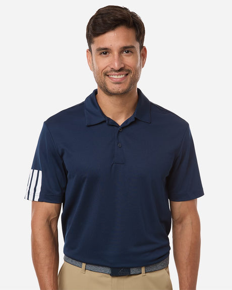 adidas Men's Performance 3-Stripes Climacool Polo