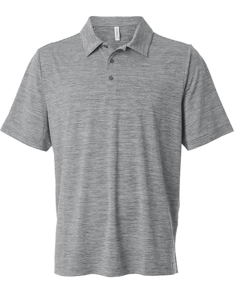 Team 365 Men's Relay Heathered Stripe Polo