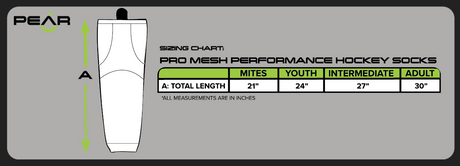 Pear Sox Pro Mesh Hockey Sox-2