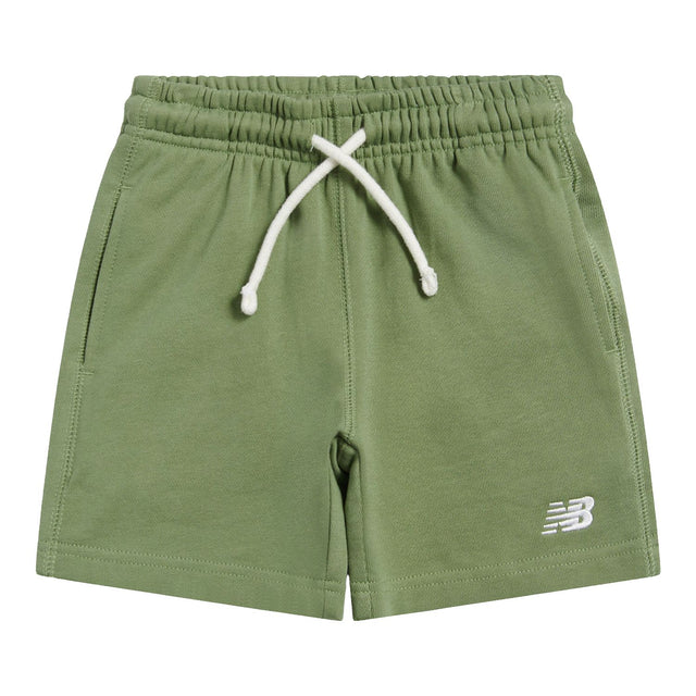 New Balance Boys' French Terry Small Logo Shorts-1