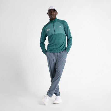 New Balance Men's NYC Marathon Athletics Heat Grid 1/2 Zip-1
