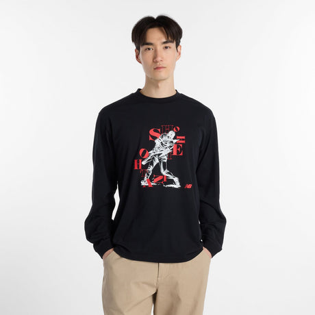 New Balance Men's Shohei Graphic Long Sleeve T-Shirt 2-2