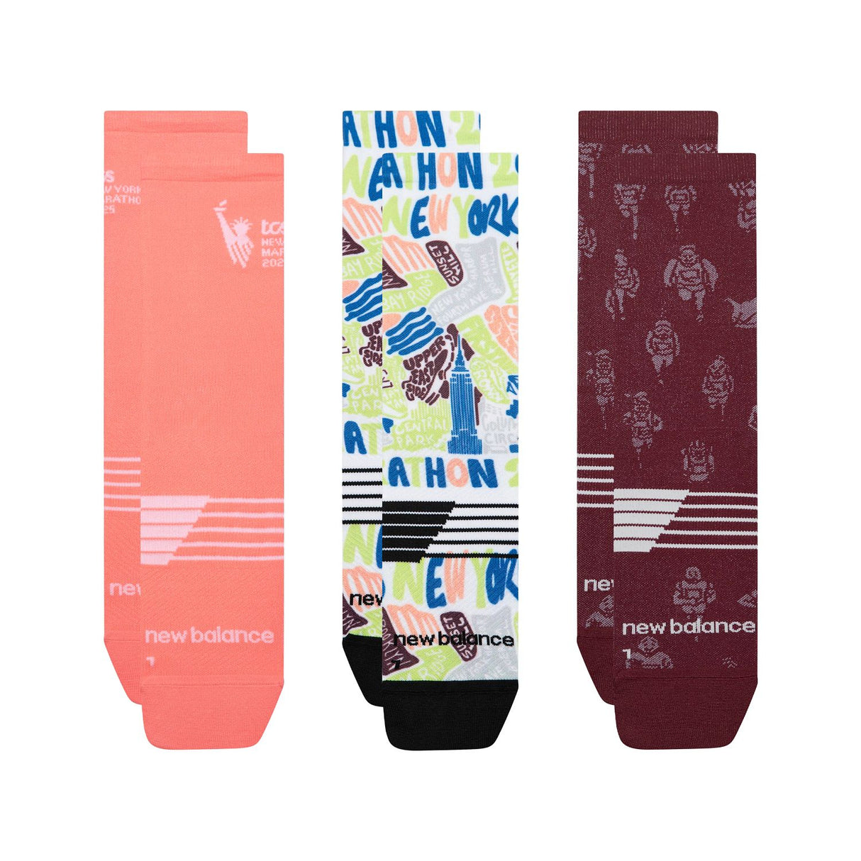 New Balance NYC Crew Pro Run 3 Pack-2