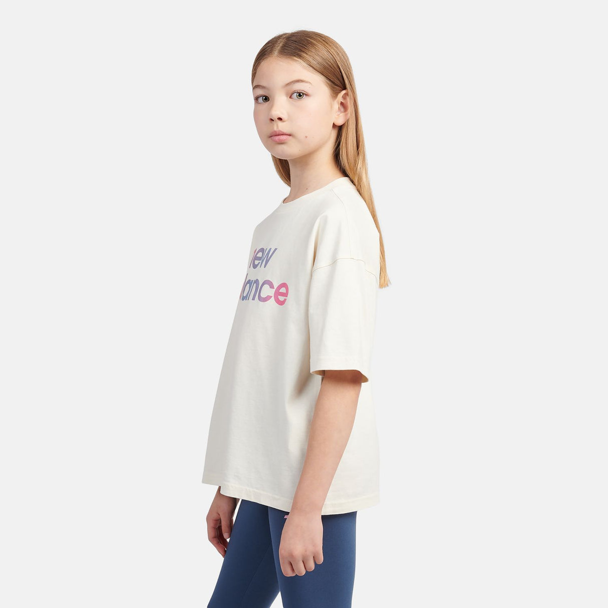 New Balance Girls' Gradient Graphic T-Shirt-7