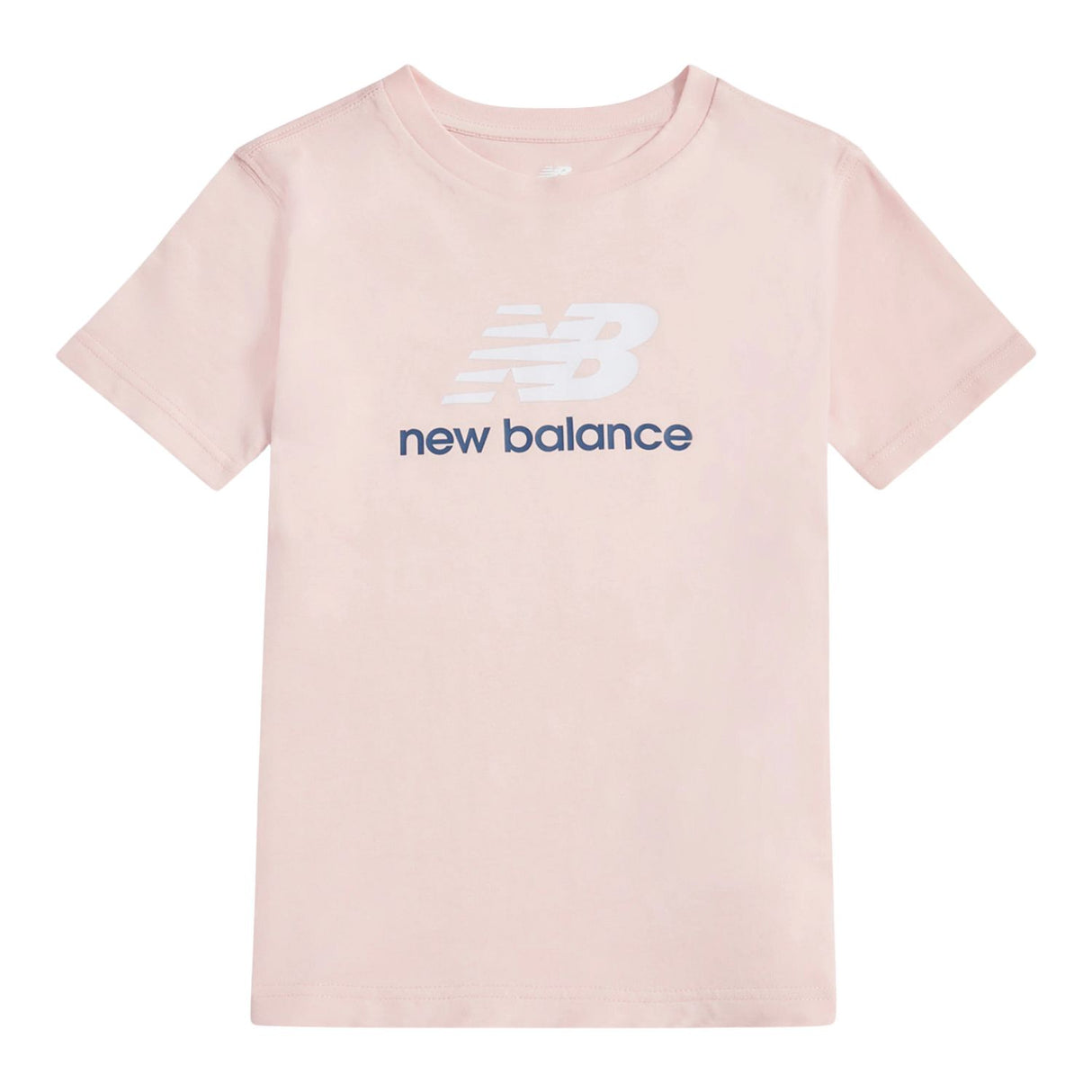 New Balance Girls' Stacked Logo T-Shirt-1
