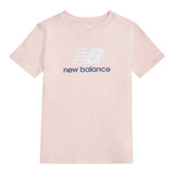 New Balance Girls' Stacked Logo T-Shirt-1