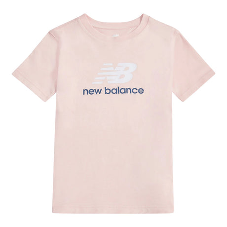 New Balance Girls' Stacked Logo T-Shirt-1