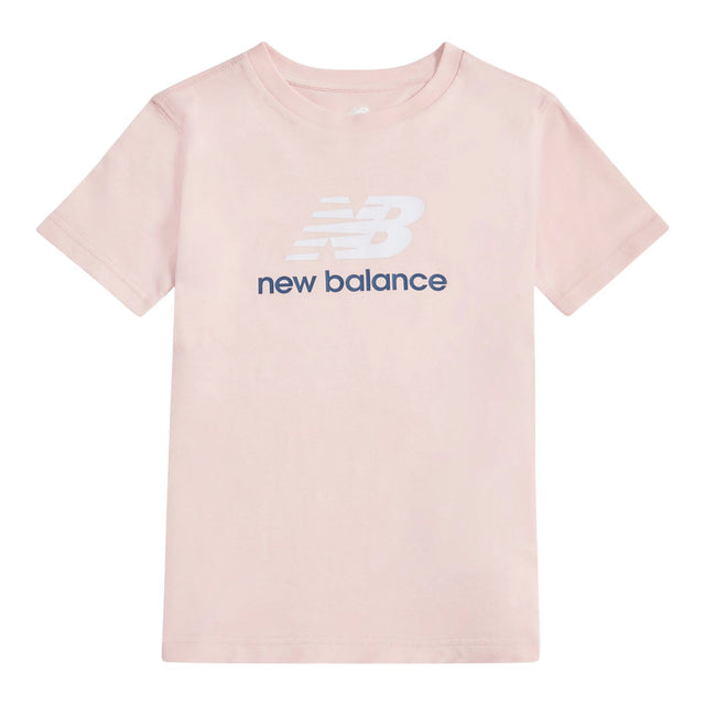 New Balance Girls' Stacked Logo T-Shirt-1
