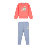 New Balance Girls' Floral Crew and Leggings Set-2