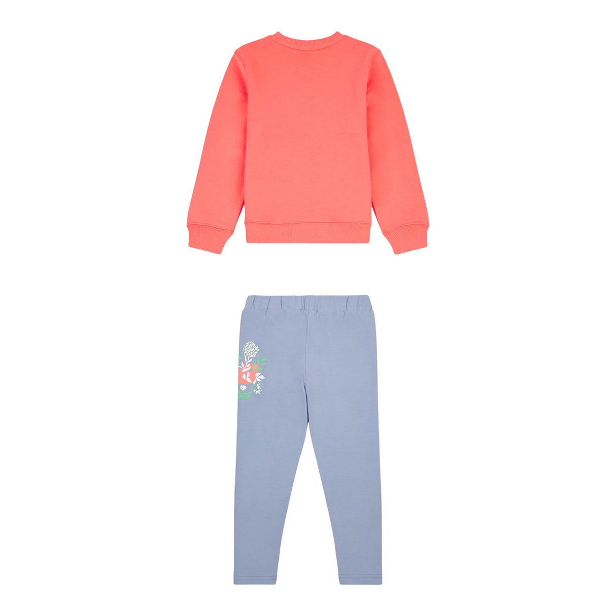 New Balance Girls' Floral Crew and Leggings Set-3