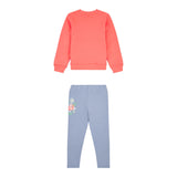 New Balance Girls' Floral Crew and Leggings Set-3