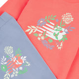 New Balance Girls' Floral Crew and Leggings Set-4
