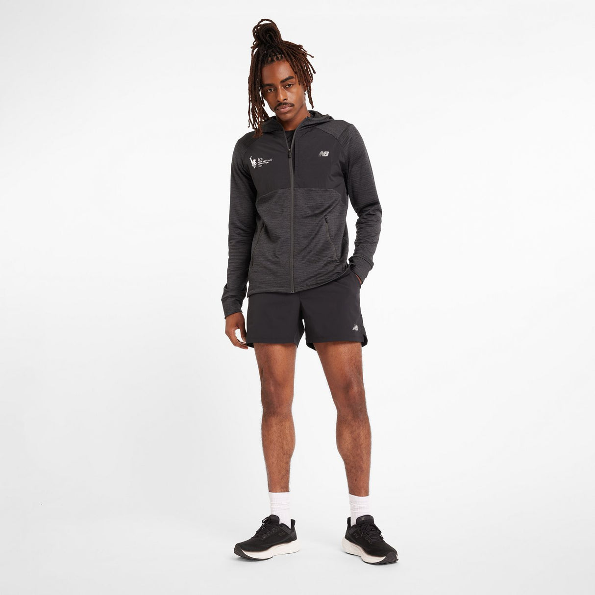 New Balance Men's NYC Marathon Heat Grid Hooded Full Zip-1