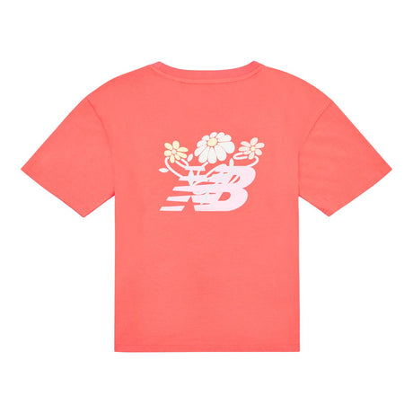 New Balance Girls' Floral Vines Back Graphic T-Shirt-2