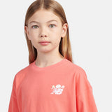 New Balance Girls' Floral Vines Back Graphic T-Shirt-10