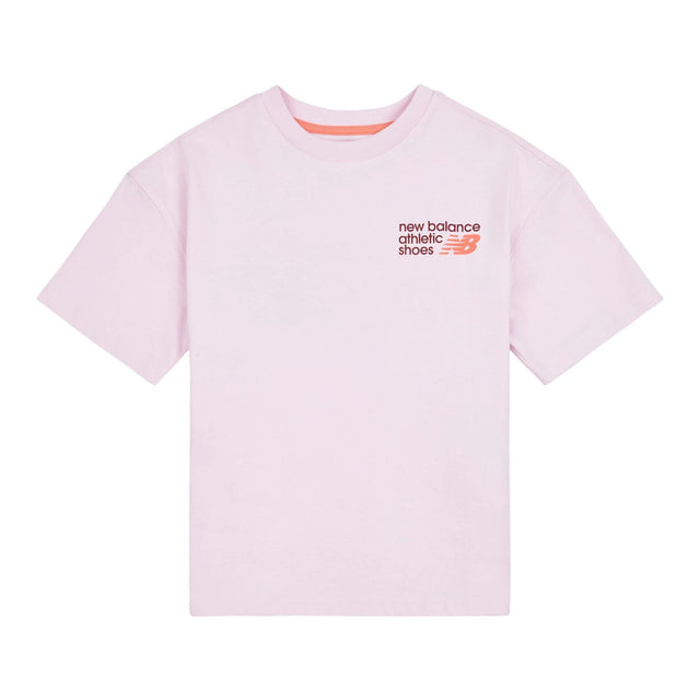 New Balance Girls' Athletics Shoe Graphic T-Shirt-1