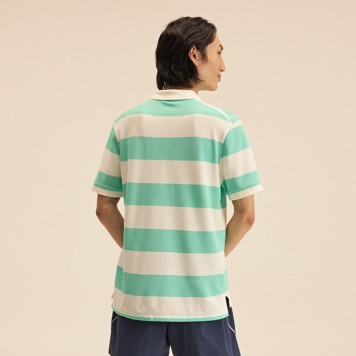 New Balance Men's Australian Open Striped Premium Polo-5