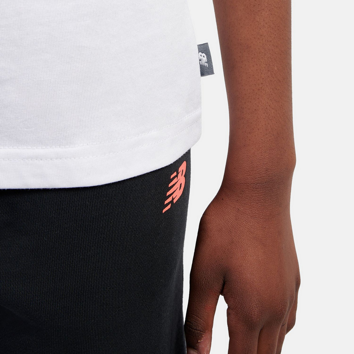 New Balance Girls' Colorblock Shoe Graphic T-Shirt-9