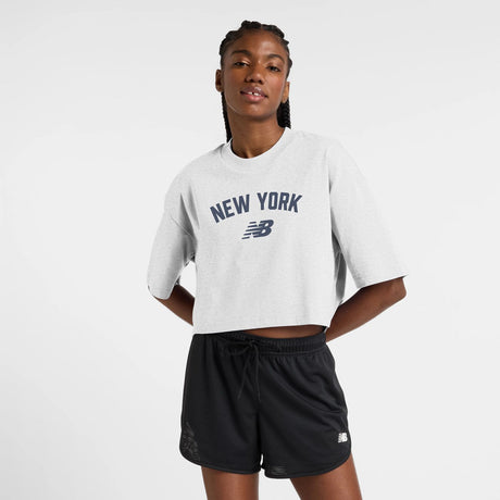 New Balance Women's New York City Cropped T-Shirt-2
