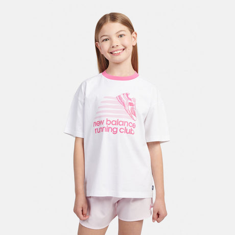 New Balance Girls' Running Club Graphic T-Shirt-1