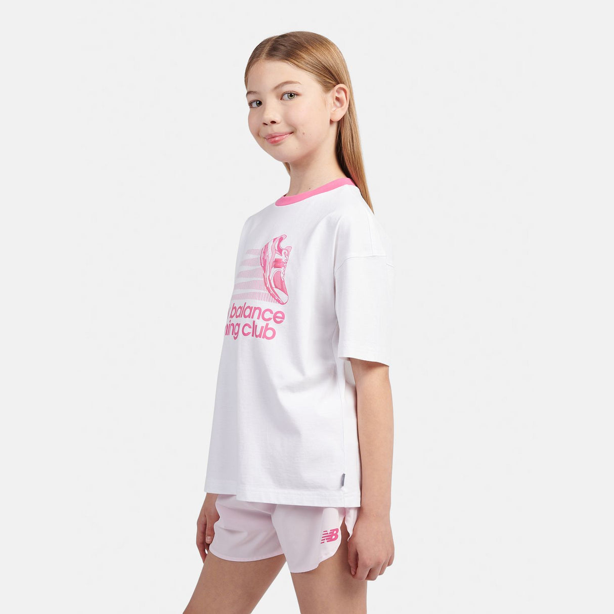 New Balance Girls' Running Club Graphic T-Shirt-2