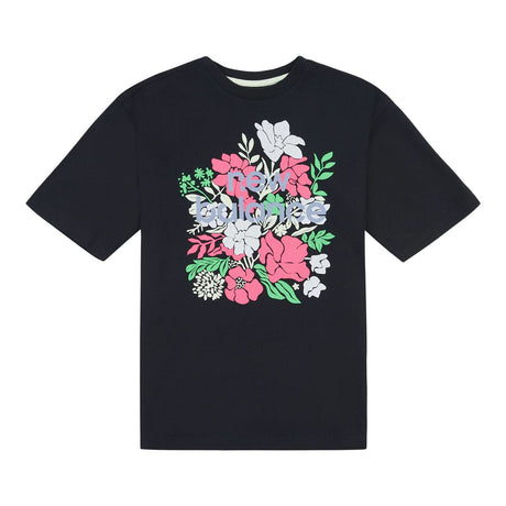 New Balance Girls' Stacked Floral Graphic T-Shirt-1