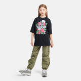 New Balance Girls' Stacked Floral Graphic T-Shirt-4