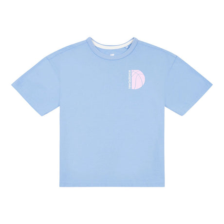 New Balance Girls' Hoops Court Graphic T-Shirt-1
