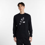New Balance Men's Shohei Always On Logo Long Sleeve T-Shirt-2