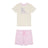 New Balance Girls' Floral Shoe Graphic Tee & Shorts Set-1