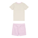 New Balance Girls' Floral Shoe Graphic Tee & Shorts Set-2